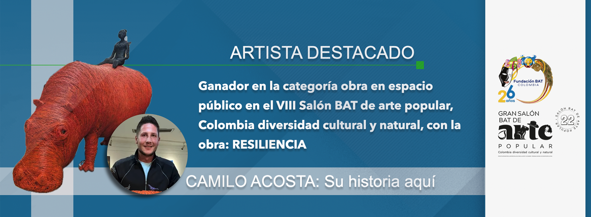 Camilo Acosta artista destacado