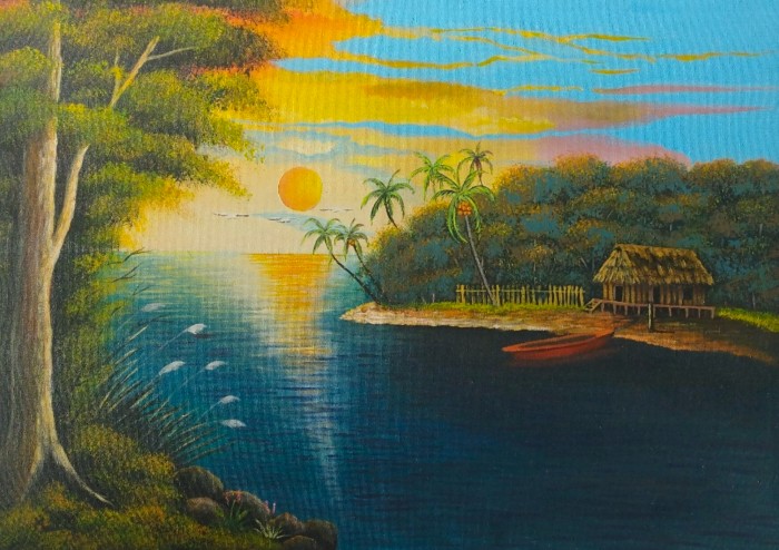 Al atardecer