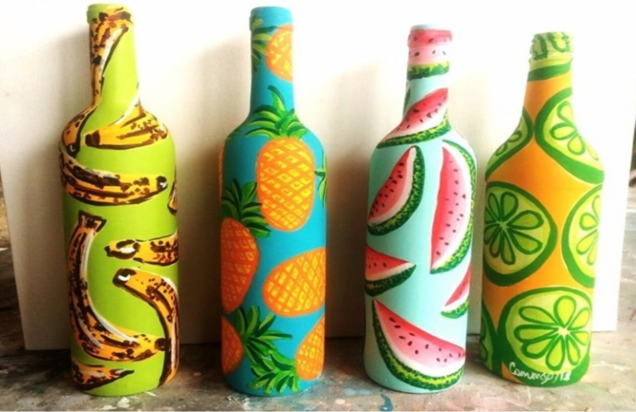 Botellas decorativas