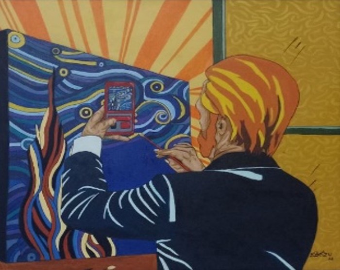 Pintando