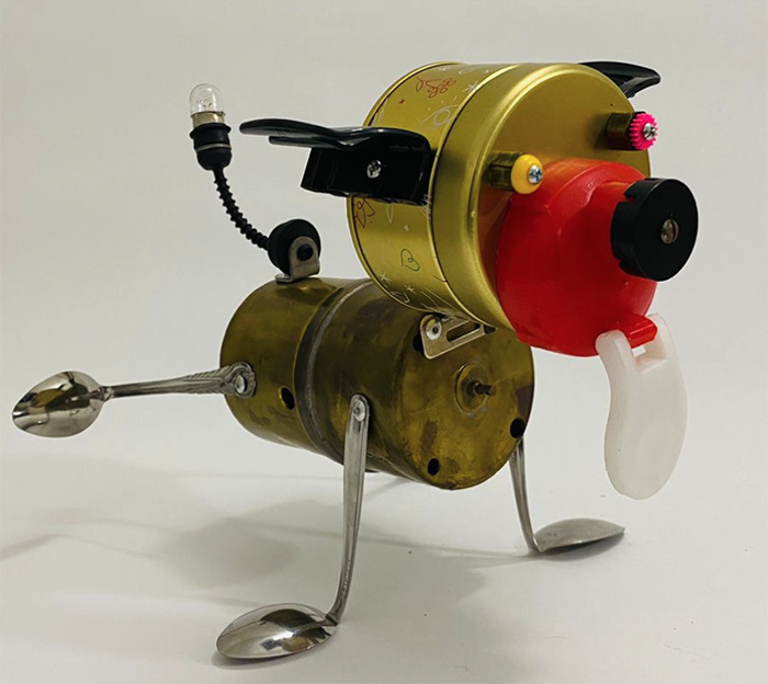 Perrito haciendo pipi