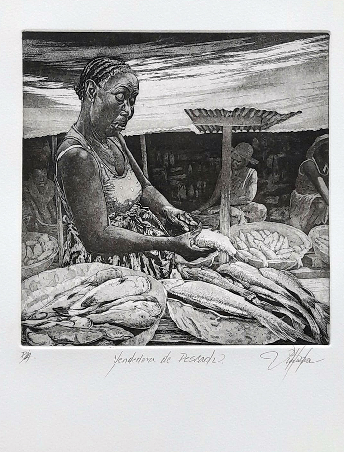 Vendedora de pescado 