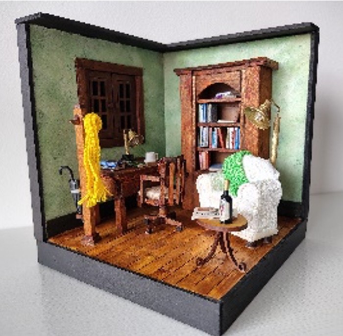 El rincón de la lectura en miniatura 3