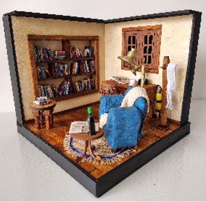 El rincón de la lectura en miniatura 5